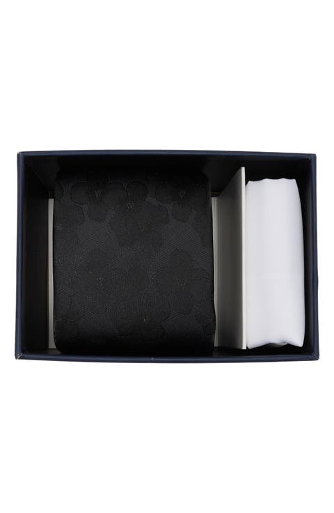 Munson Floral Tie & Pocket Square Set