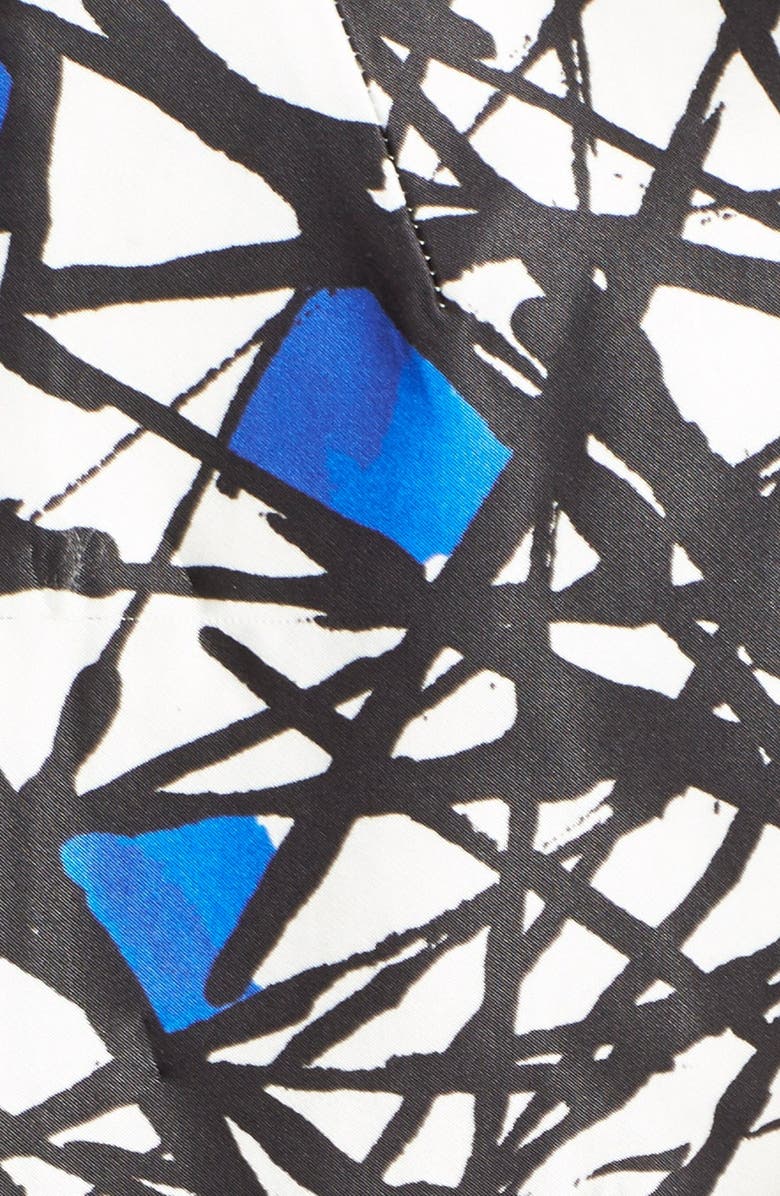 Milly 'Coco' Abstract Print Dress, Alternate, color, 