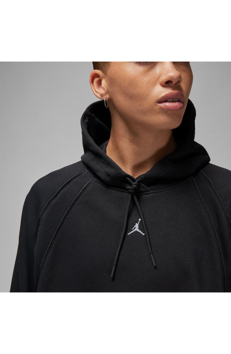 Jordan Crop Cotton Blend Hoodie, Alternate, color,