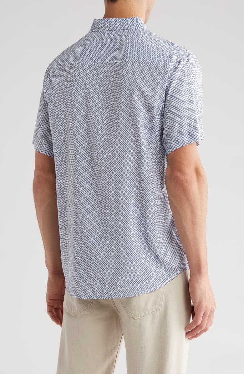 Union Venice Relaxed Fit Short Sleeve Button-Up Shirt, Alternate, color, Blue Beach