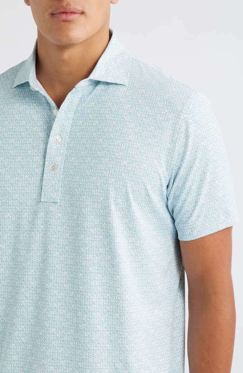 Peter Millar Crown Crafted Due North Performance Jersey Polo, Alternate, color, White