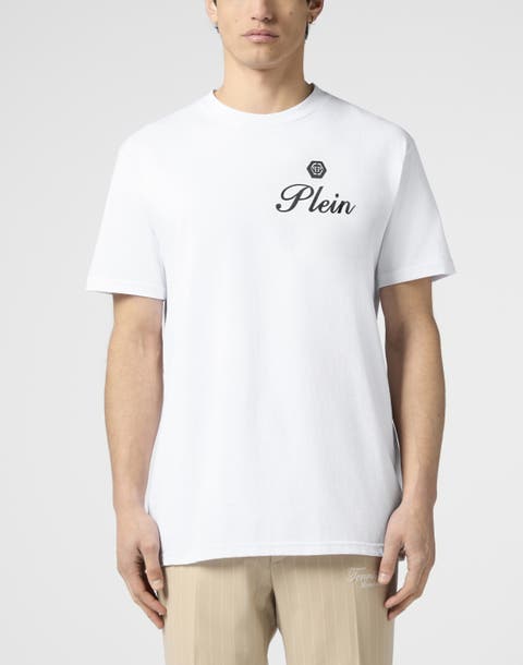 Round Neck T-Shirt Embossed Signature Men