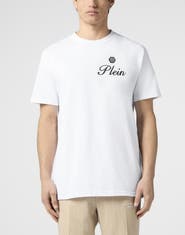 PHILIPP PLEIN Round Neck T-Shirt Embossed Signature Men