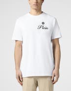 PHILIPP PLEIN Round Neck T-Shirt Embossed Signature Men