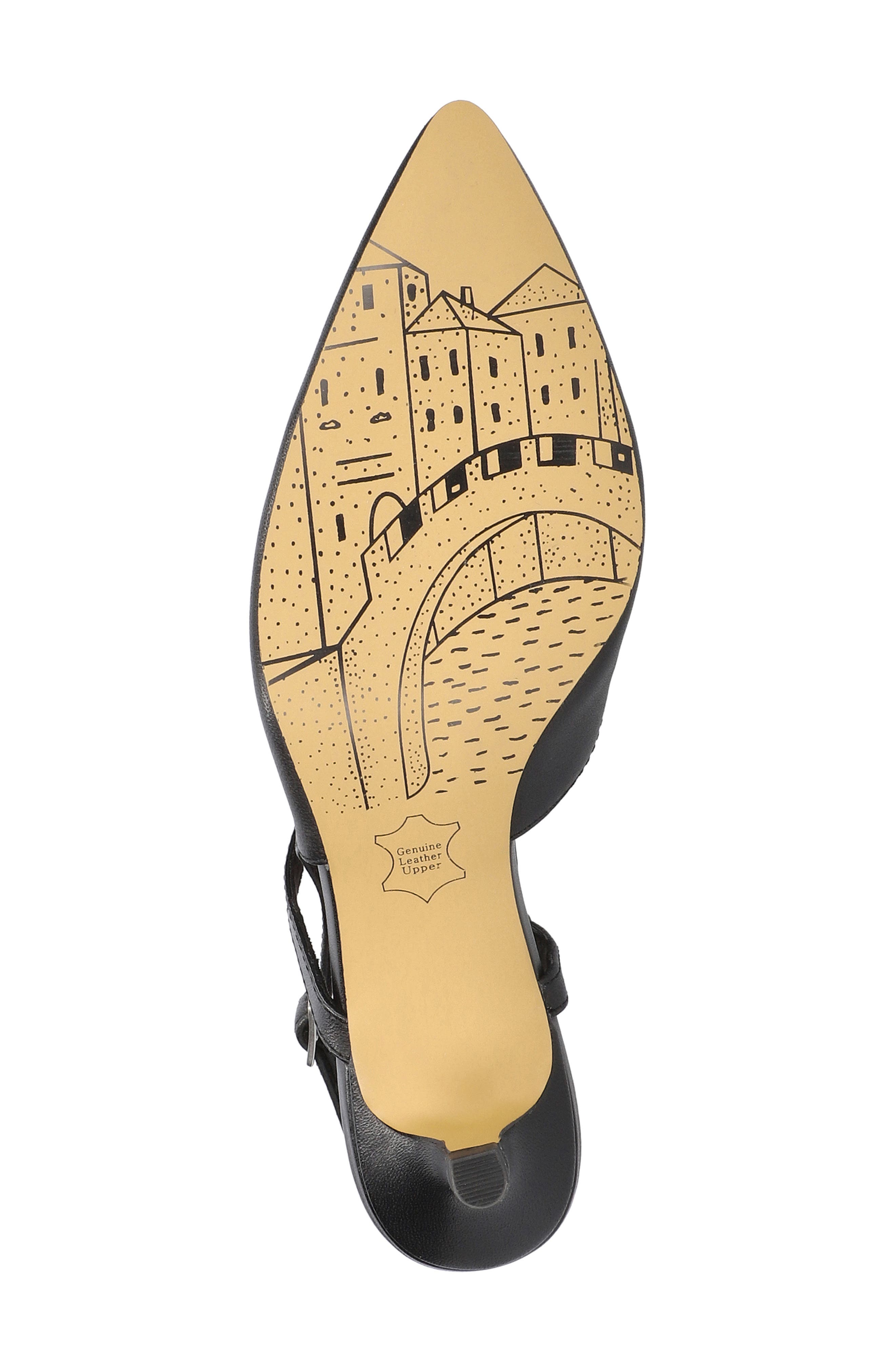 Bella Vita Kayce Pointed Toe Pump, Alternate, color, Black Leather