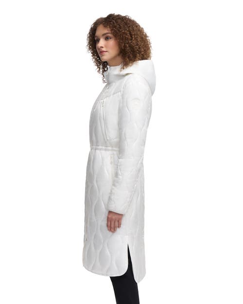 Pajar Sterling Onion Quilted Longline Anorak In White
