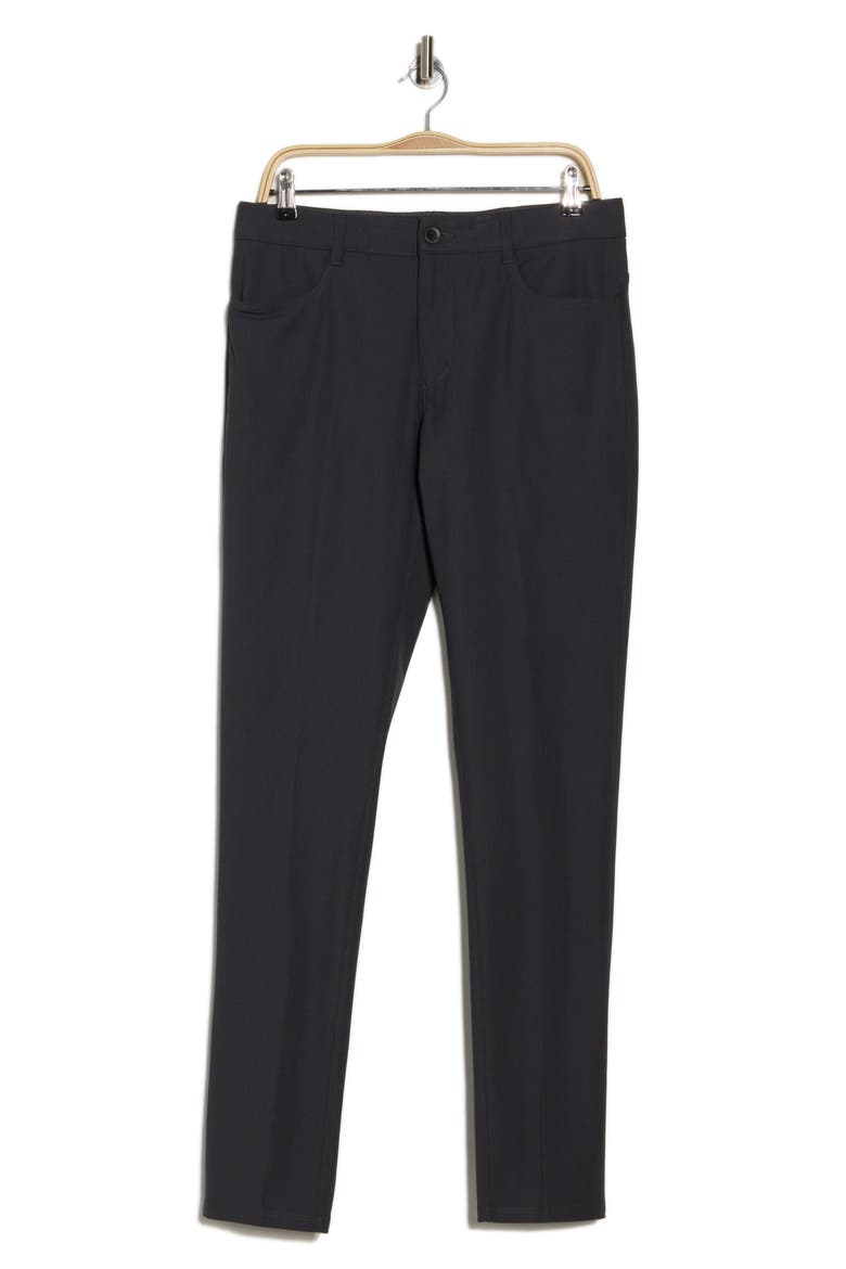 Tech Power Stretch Comfort Slim Leg Pants, Alternate, color, CHARCOAL