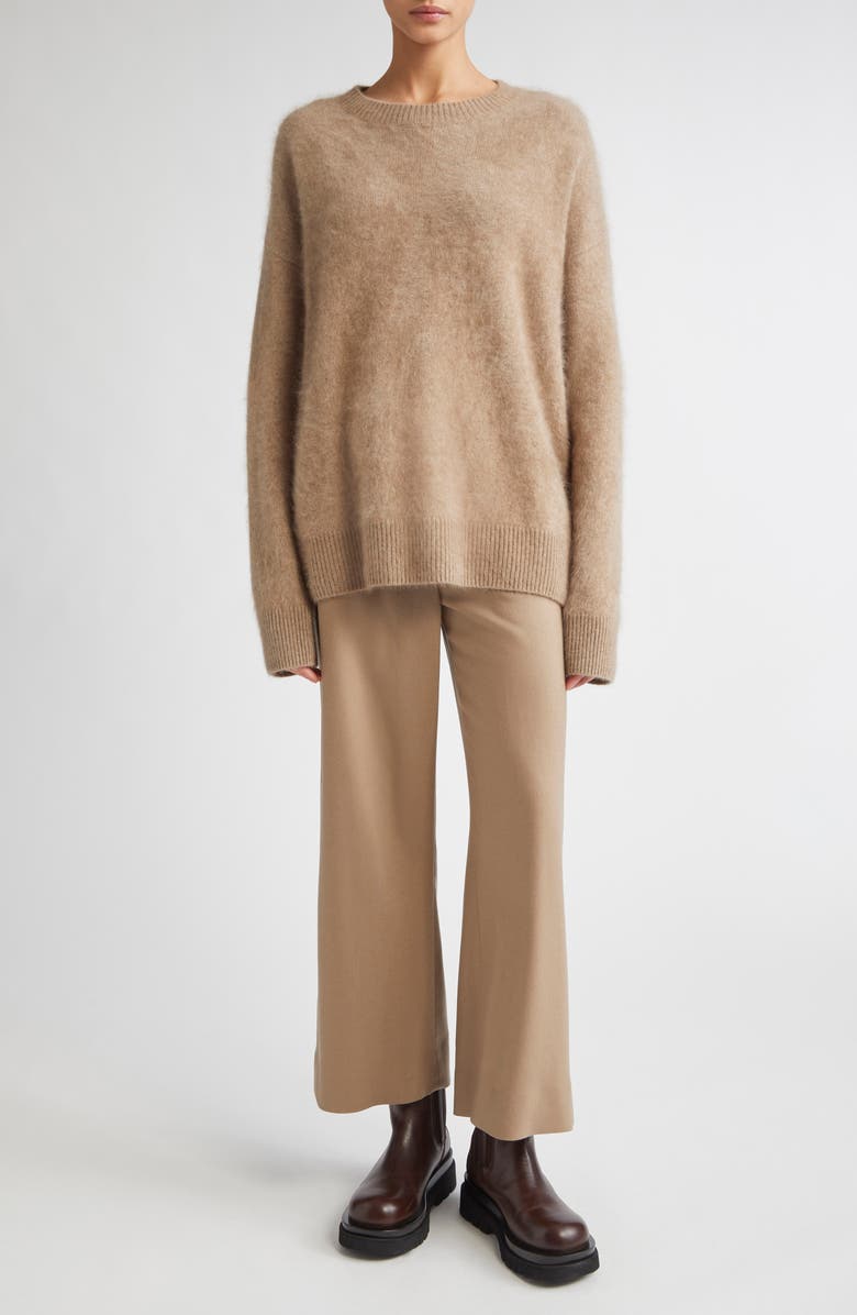 Max Mara Dante Oversize Cashmere Sweater, Alternate, color, Beige