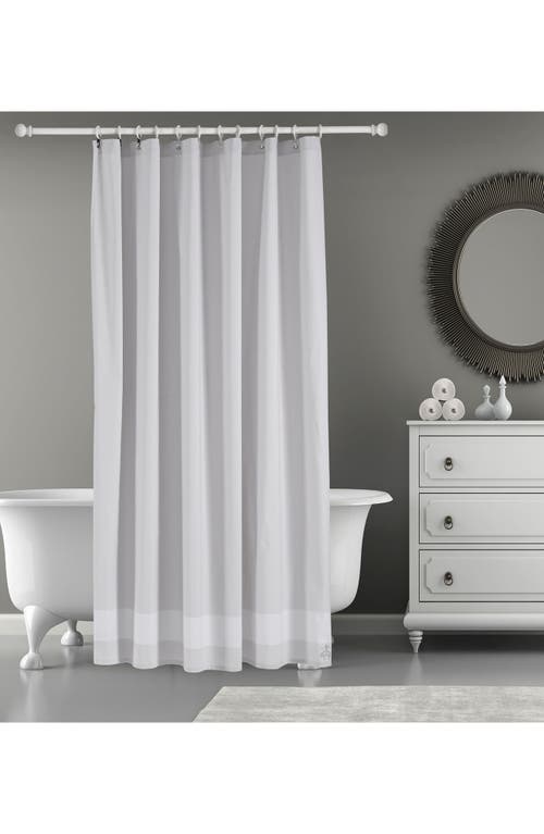 Brooks Brothers Herringbone Cotton Shower Curtain