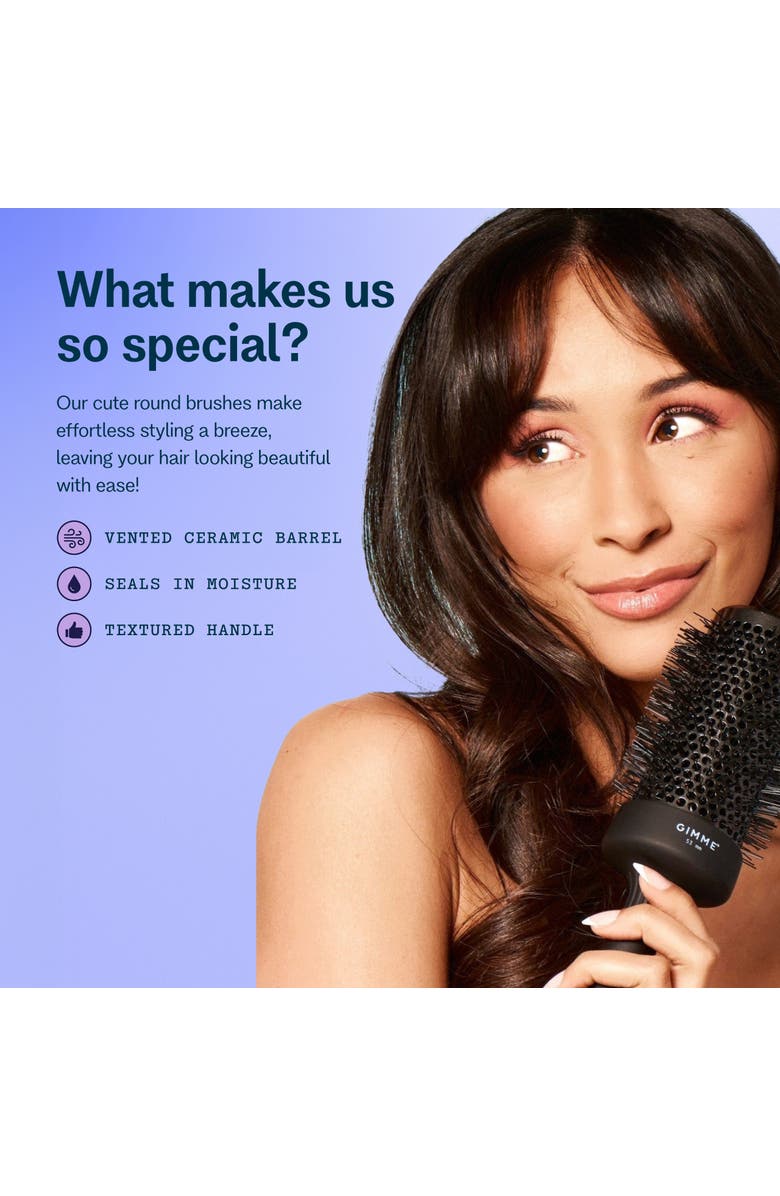 Gimme Beauty Large 53mm Thermal Round Brush, Alternate, color, Black