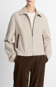 Vince Crop Cotton Jacket