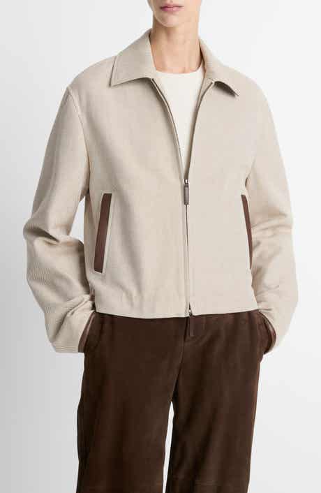 Vince Crop Cotton Jacket