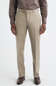 Berle Wool & Cashmere Flannel Dress Pants