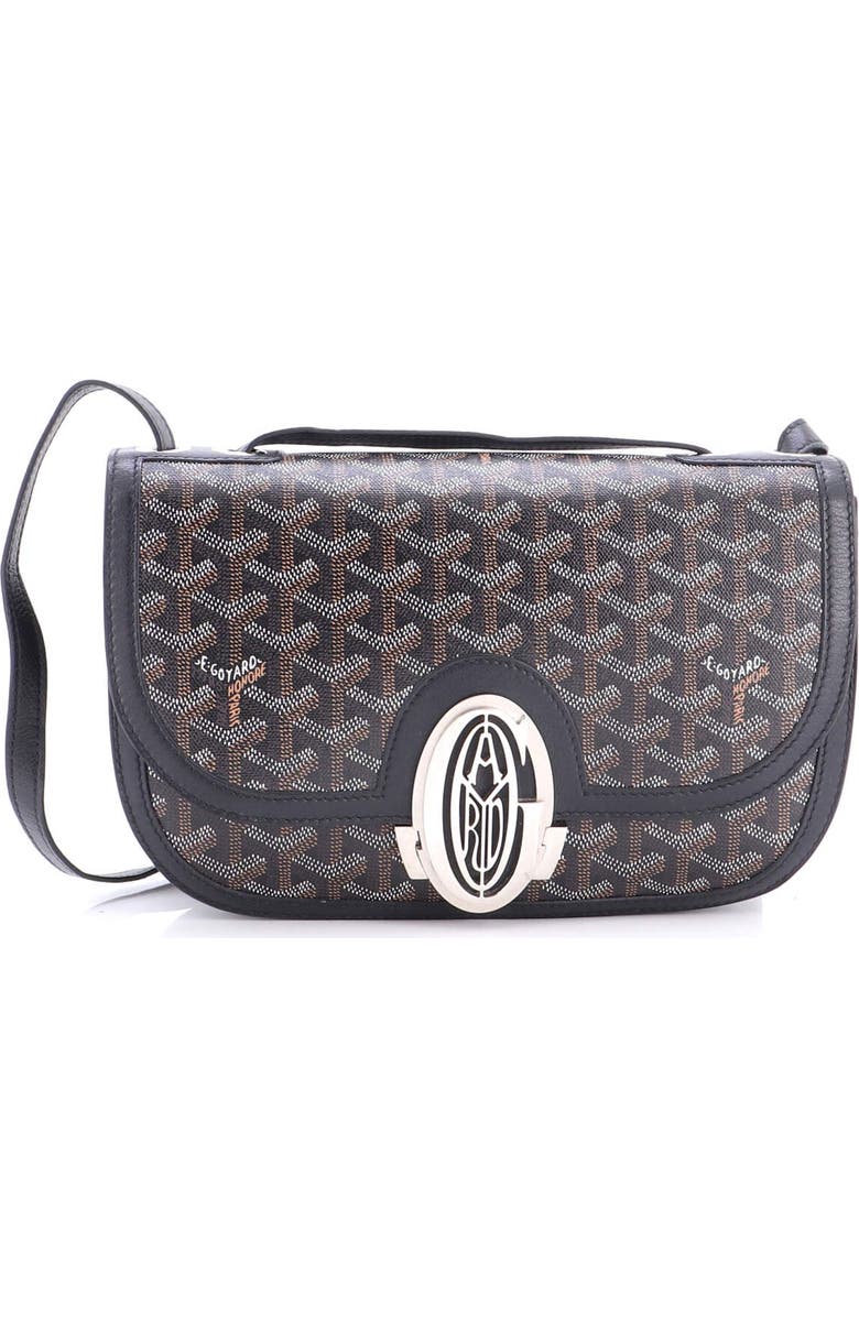 Pre-Owned Goyard 233 Bag Leather, Main, color, Black