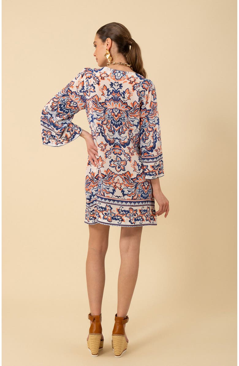 Hale Bob Flora Silk Dress, Alternate, color, 