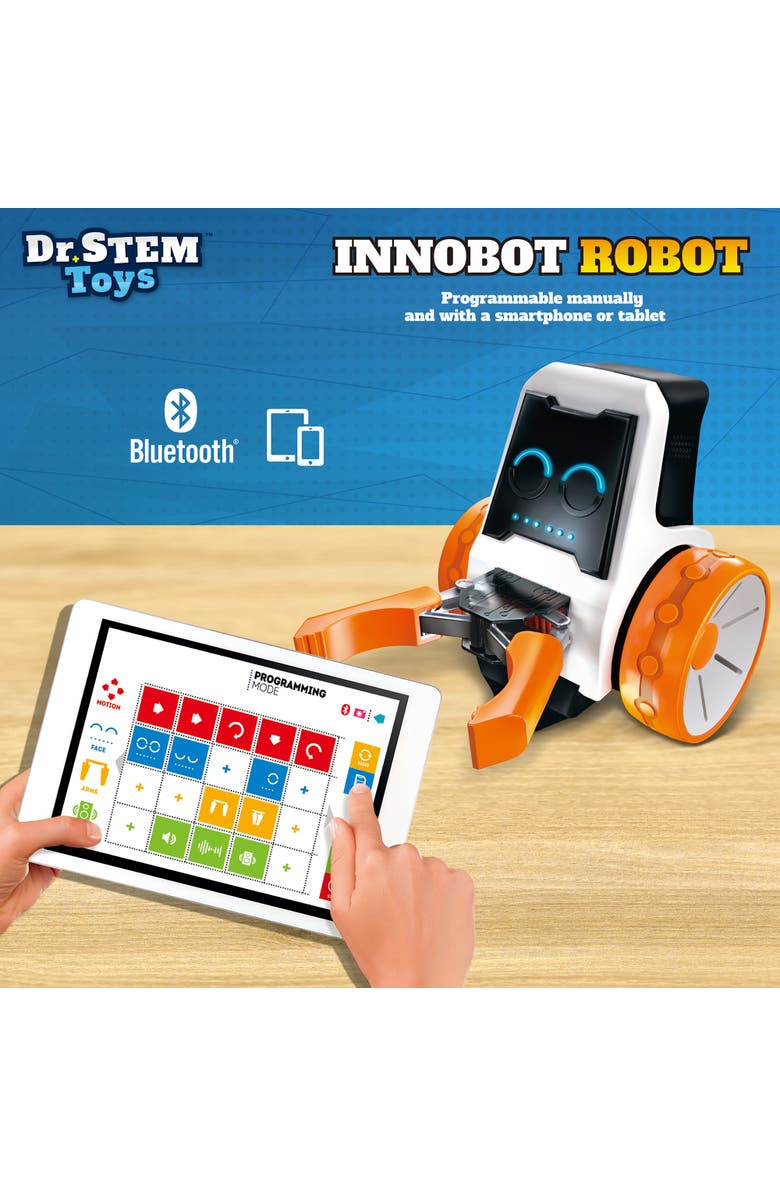 Dr. STEM Toys Innobot Robot Kit, Build 
Program Bluetooth Control for Kids 8+, Alternate, color, 