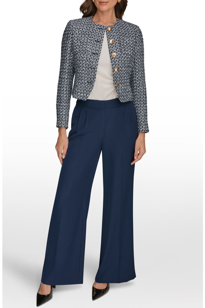 Tweed Crop Jacket, Alternate, color, NIGHTFALL MULTI