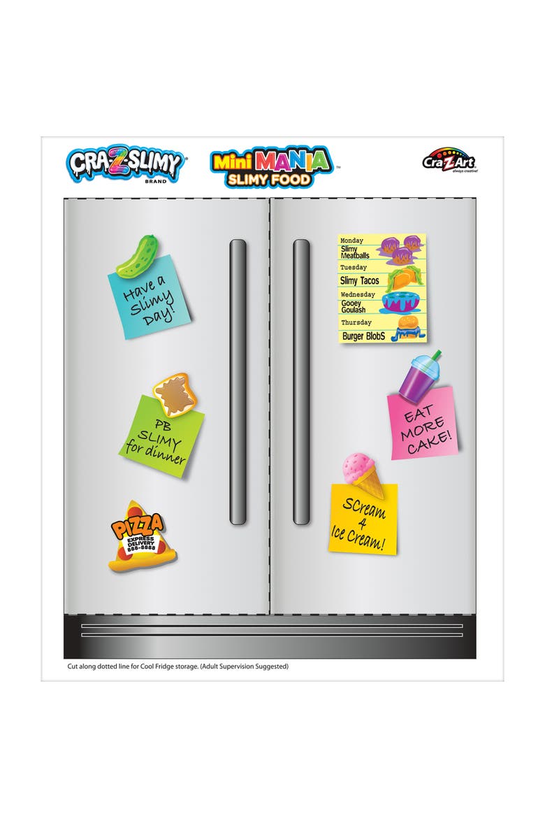 Mini Mania Slimy Food Grocery Set, Ages 6+, Alternate, color, Multicolored