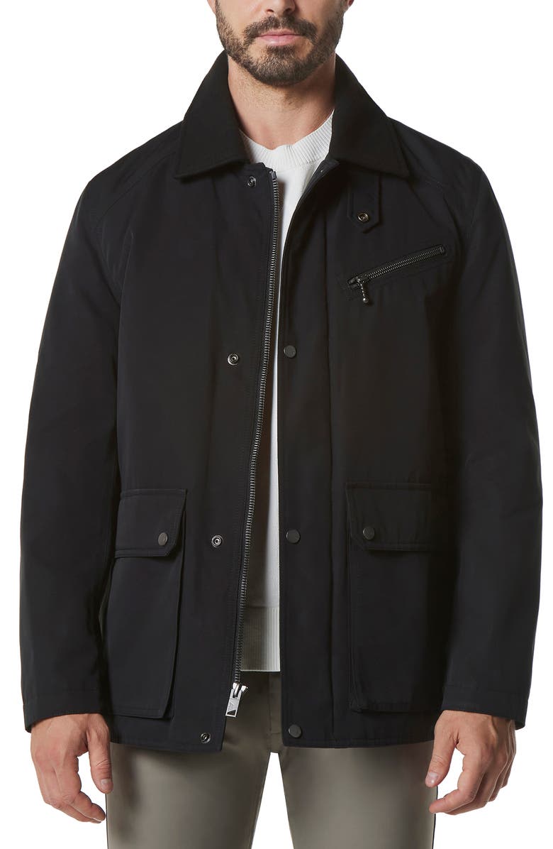 Marc New York Axial Waxed Cotton Barn Jacket, Main, color,