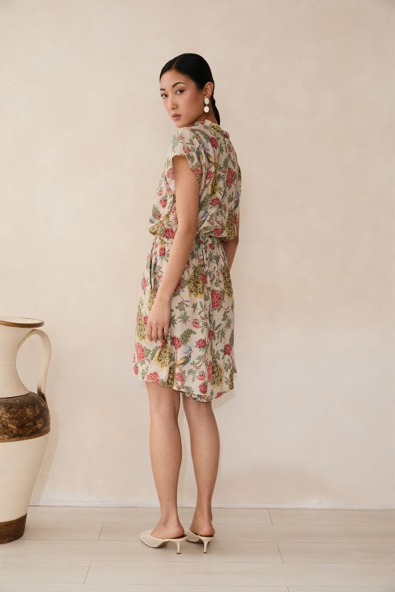 Samara Cream Playsuit, Alternate, color, Cream