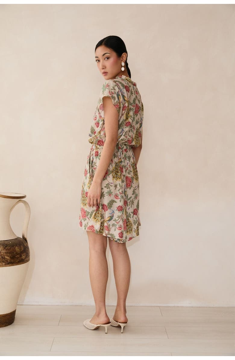 RAISHMA Samara Cream Playsuit, Alternate, color, Cream