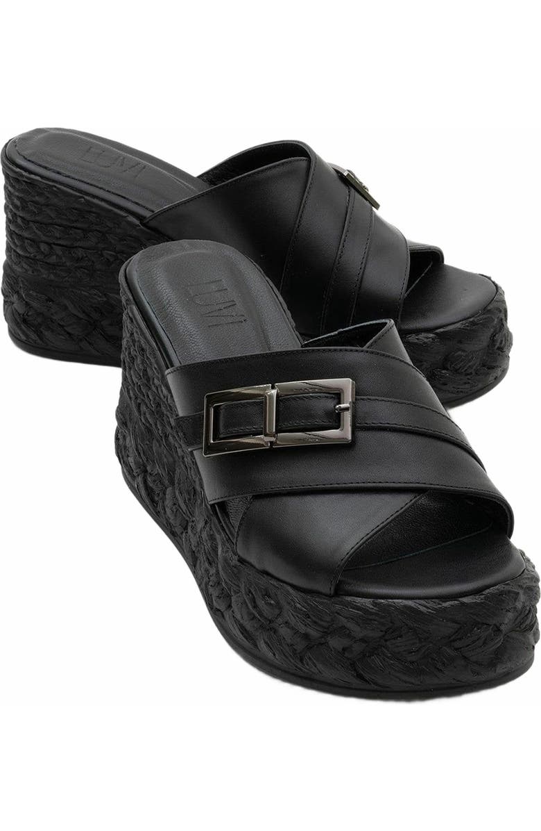 Forever & Always Shoes Palmas Leather Platform Sandal, Main, color,