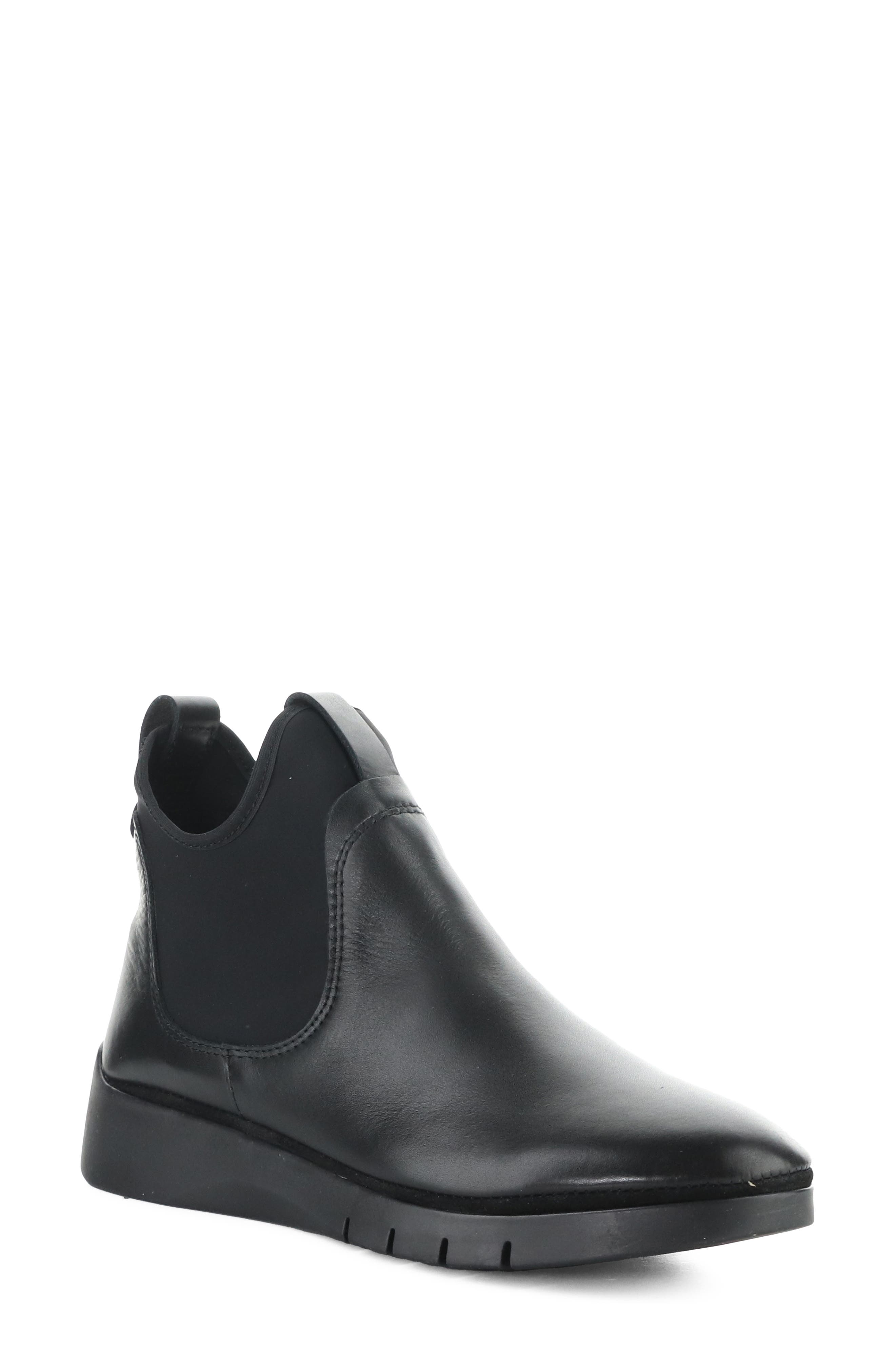 Lurio Leather Chelsea Boot, Main, color, 000 BLACK