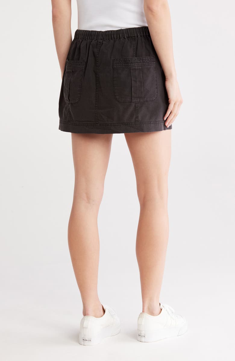 Lucky Brand Linen & Cotton Cargo Miniskirt, Alternate, color, 