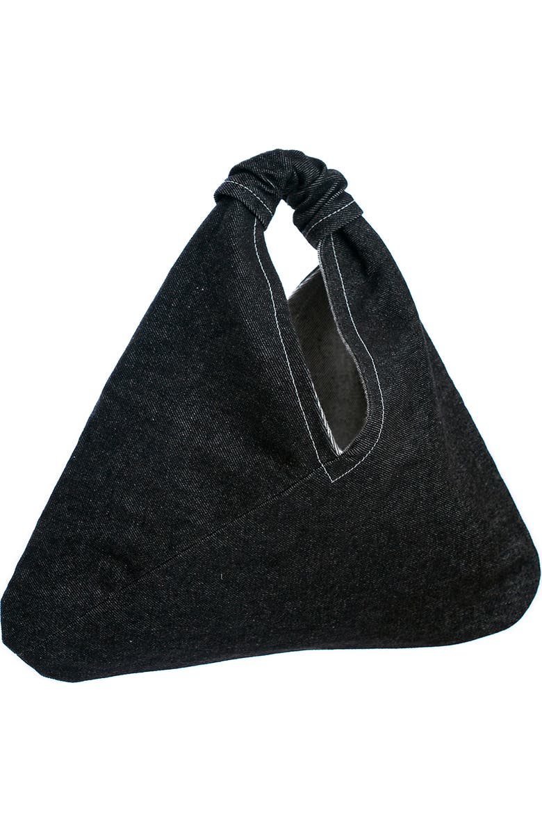 ADW Small Black Denim Gami Bag, Main, color,
