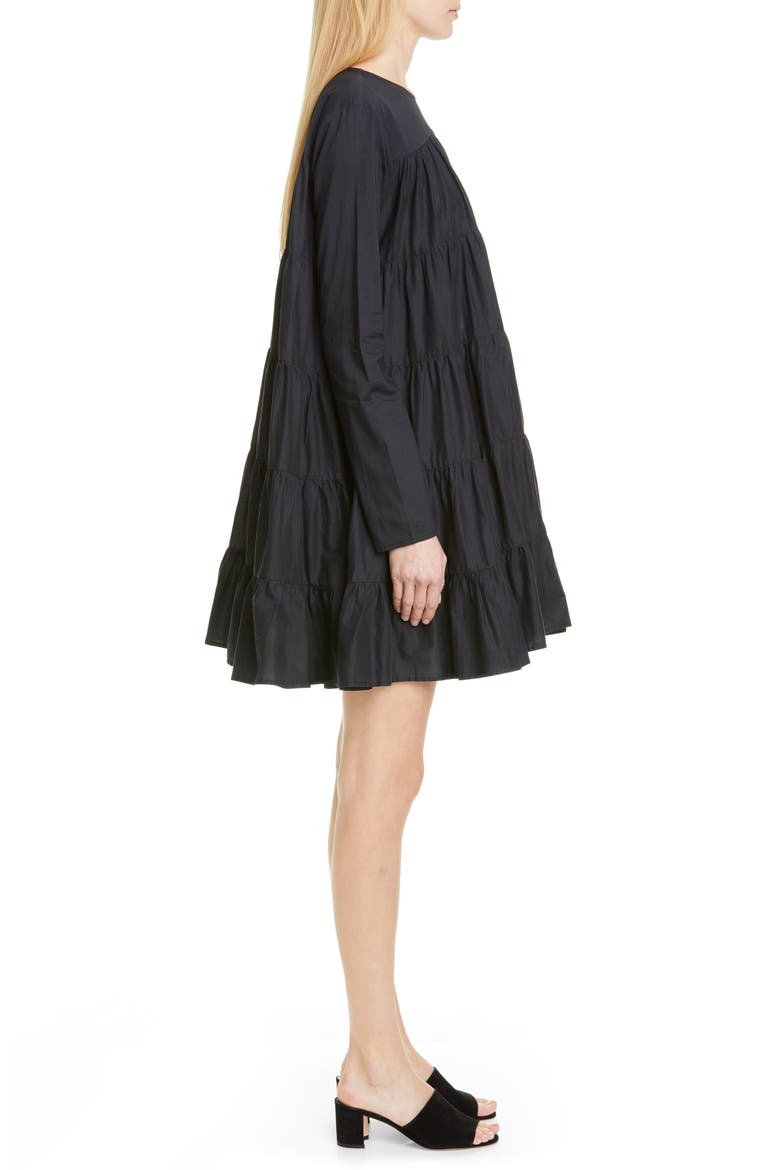 Soliman Dress, Alternate, color, BLACK