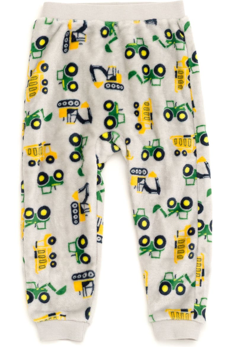 2-Piece Fleece Sweatshirt and Pants Set, Alternate, color, Gray Tractors