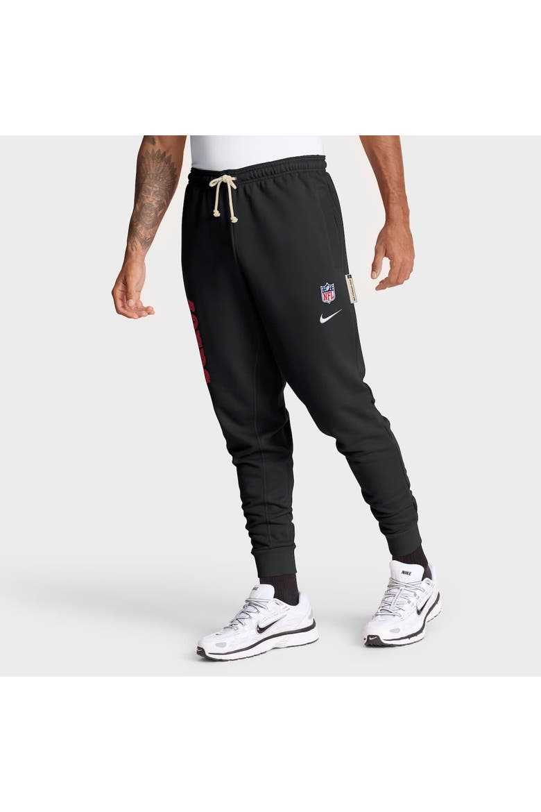 Men's Nike Black San Francisco 49ers Sideline Standard Issue Ground Game Dri-FIT Taper Pants, Alternate, color, Black