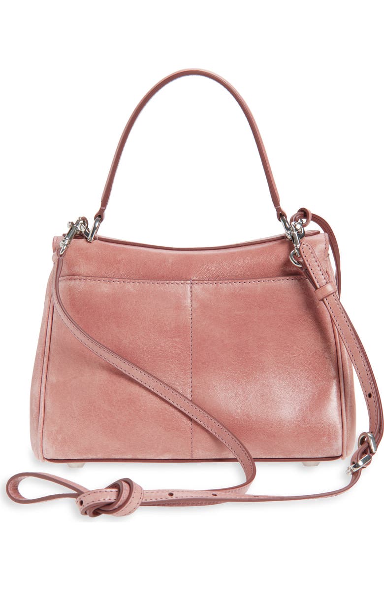 Balenciaga Mini Rodeo Lambskin Leather Top Handle Bag, Alternate, color, Rose Quartz