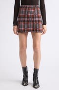 GUEST IN RESIDENCE Tartan Wool & Cashmere Miniskirt