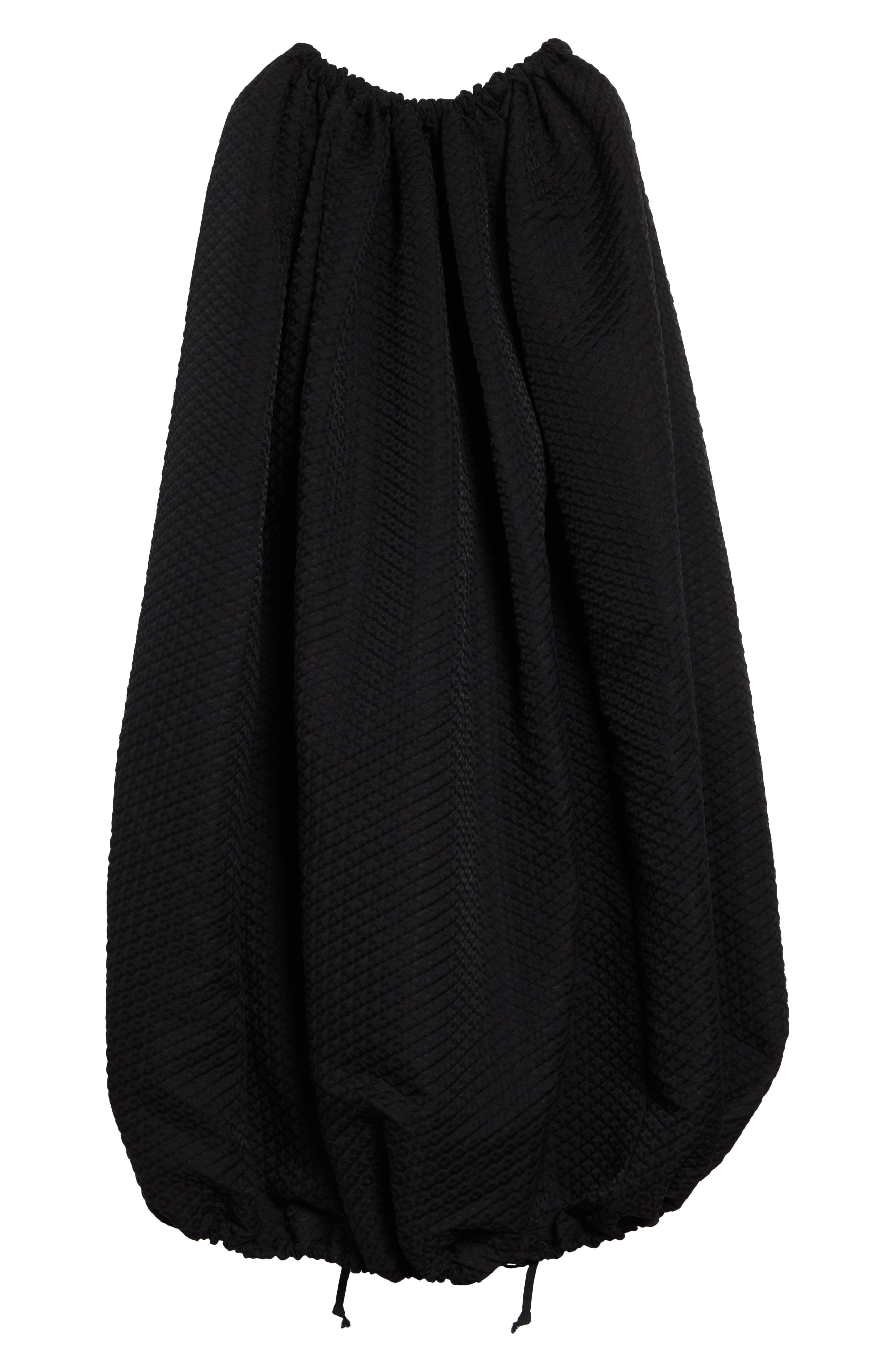 Comme des Garçons Gathered Diamond Jacquard Cocoon Dress (Women