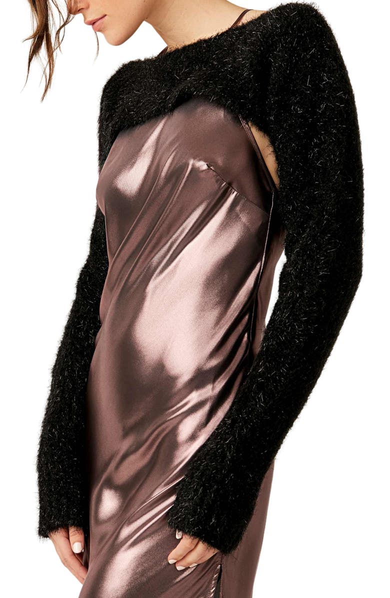 Free People Shimmer Bolero, Alternate, color,