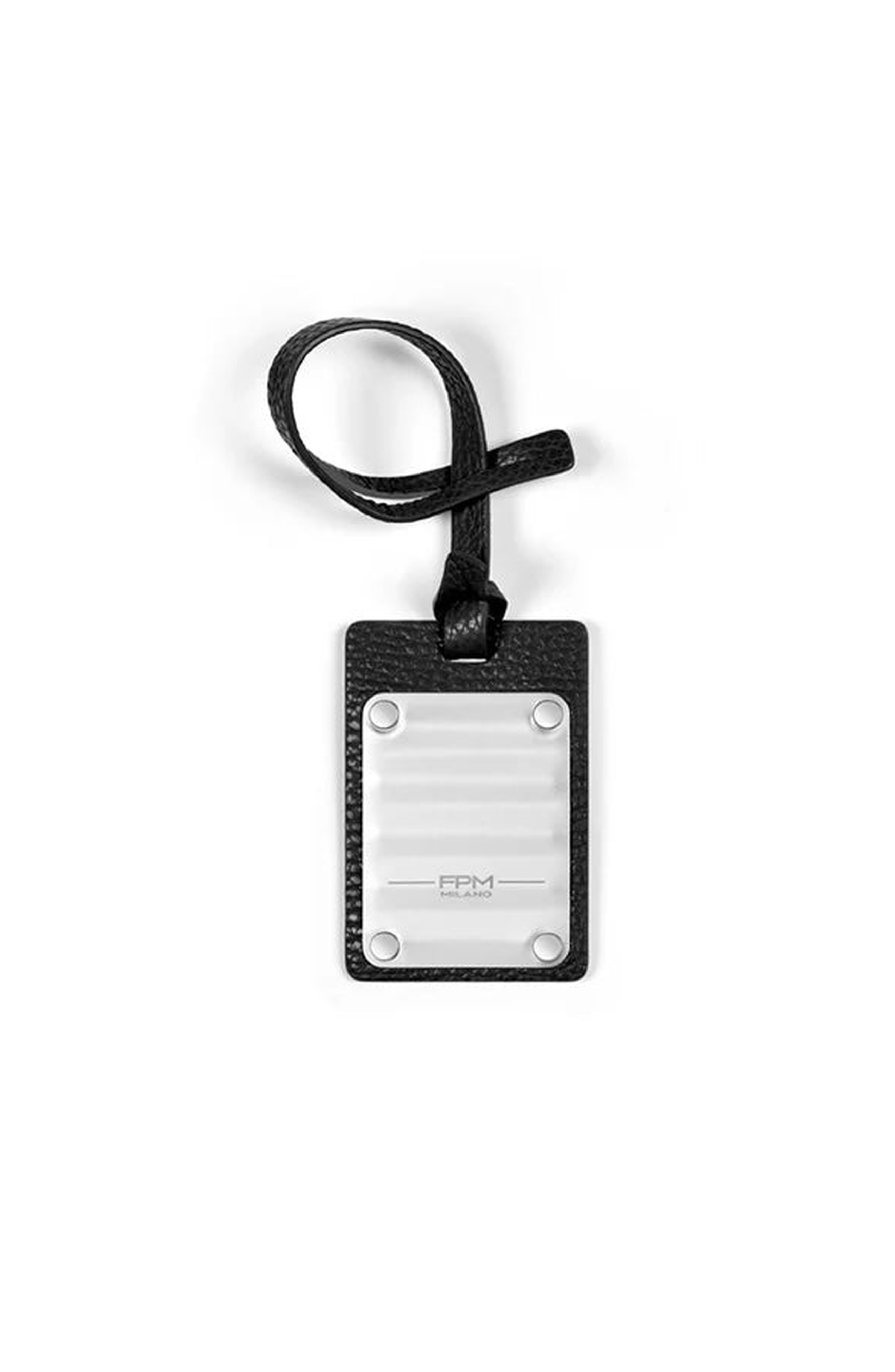 FPM - Fabbrica Pelletterie Milano - US Luggage Accent Tag, Alternate, color, Black