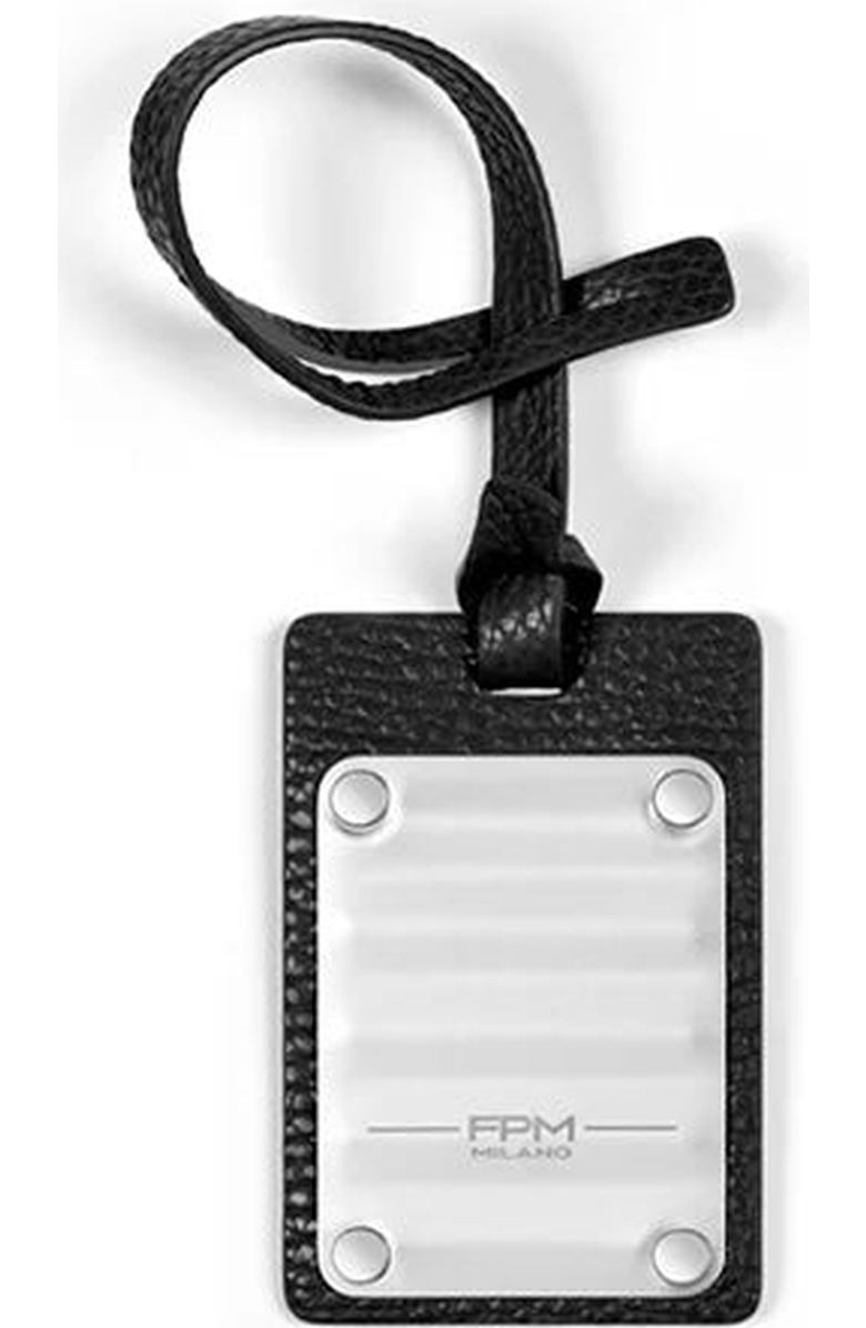 FPM - Fabbrica Pelletterie Milano - US Luggage Accent Tag, Alternate, color, Black