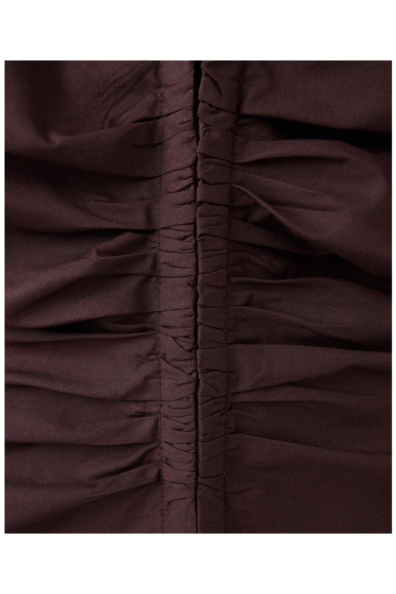 Ruched Sleeveless Top, Alternate, color, BROWN