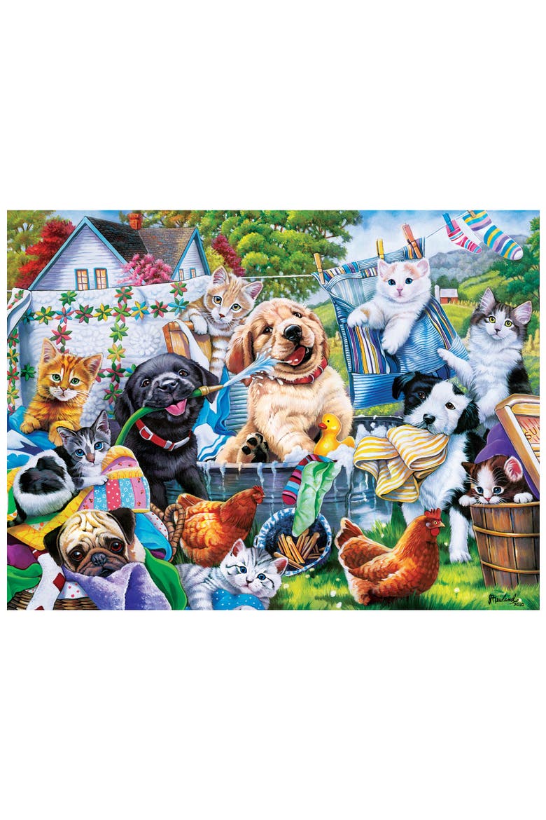 Washing Time 300 Piece Jigsaw Puzzle, Alternate, color, Multicolor