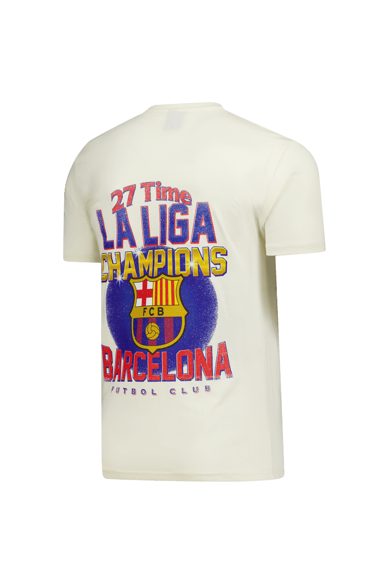 Unisex Peace Collective Cream Barcelona Champion T-Shirt, Alternate, color, Cream