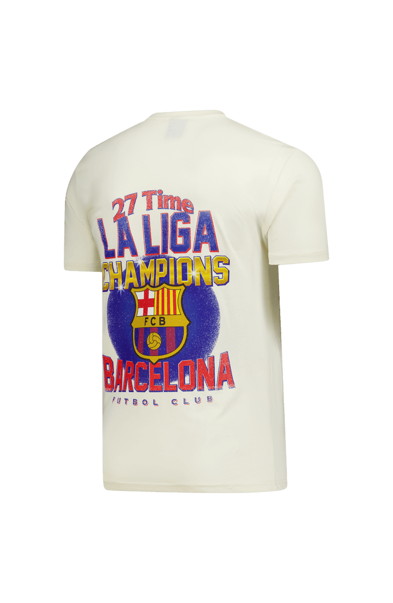 Peace Collective Unisex Peace Collective Cream Barcelona Champion T-Shirt, Alternate, color, Cream