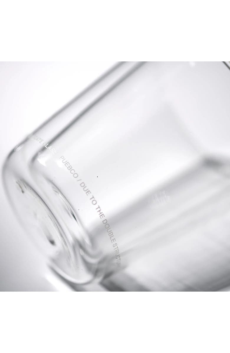 PUEBCO Double Wall Cup, Alternate, color, Clear