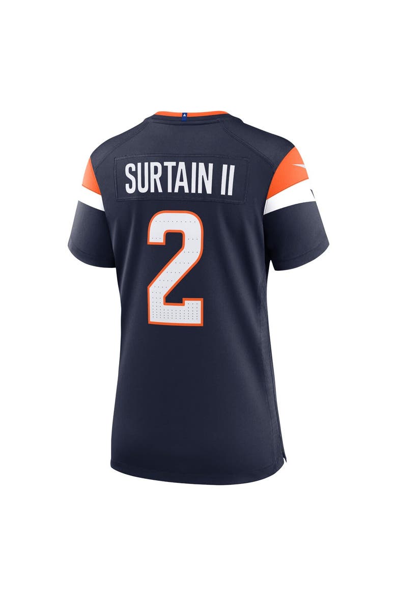 Women's Nike Patrick Surtain II Navy Denver Broncos Mile High Collection Alternate Game Jersey, Alternate, color, Navy