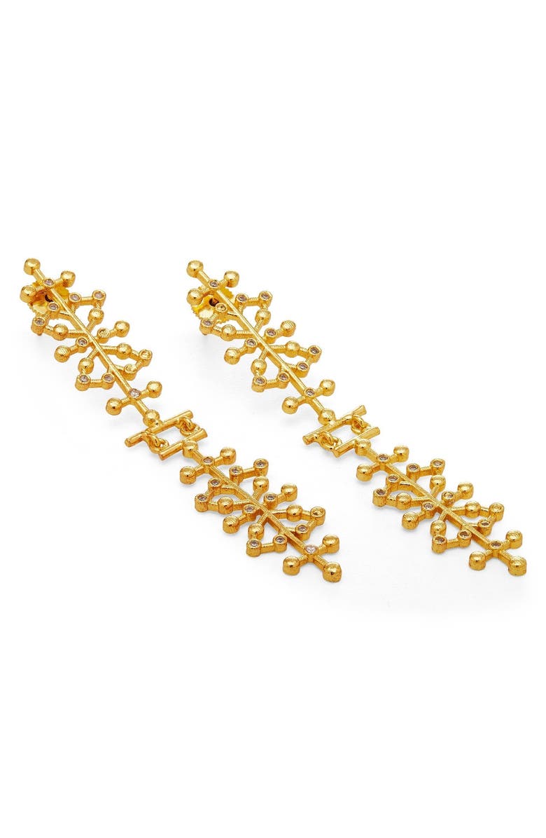 Dhwani Bhansal AURO EARRINGS, Alternate, color, Gold Plated
