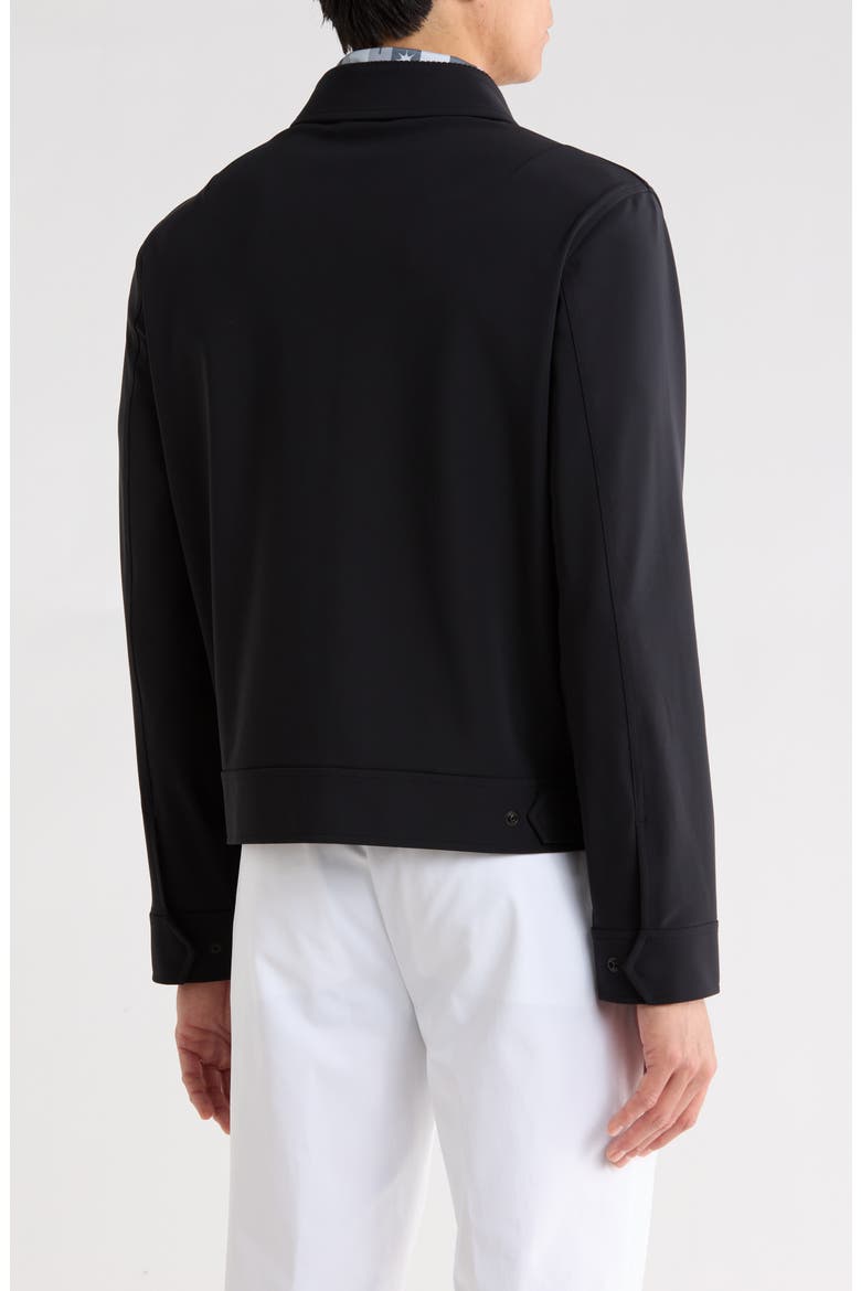 Zip Front Golf Jacket, Alternate, color, ONYX