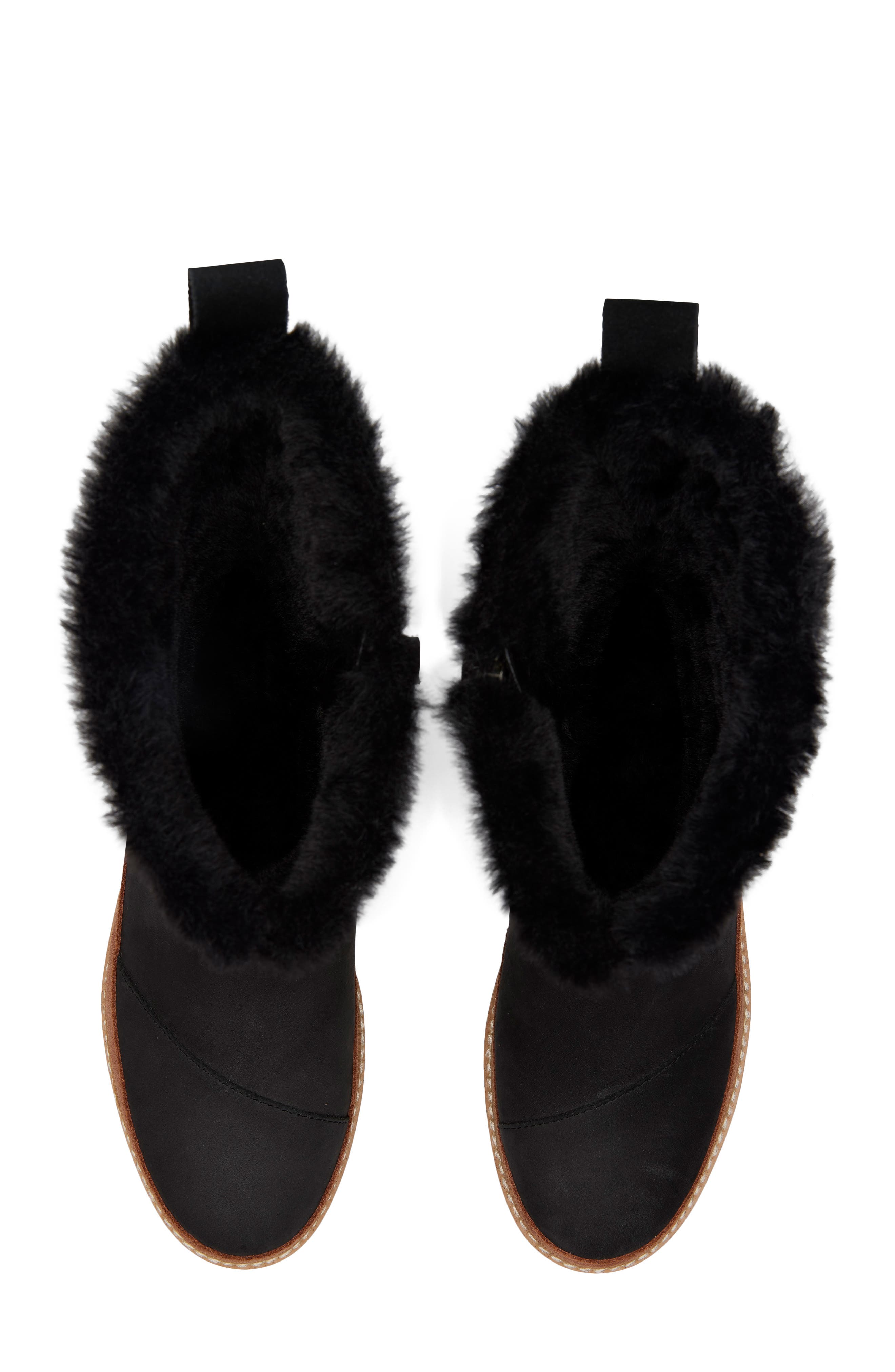 TOMS Faux Shearling Makenna Boot, Alternate, color, 