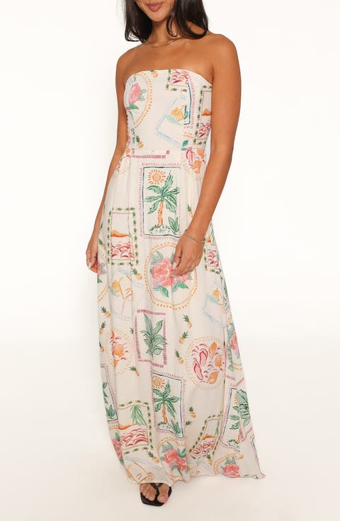 Lindon Strapless Maxi Dress