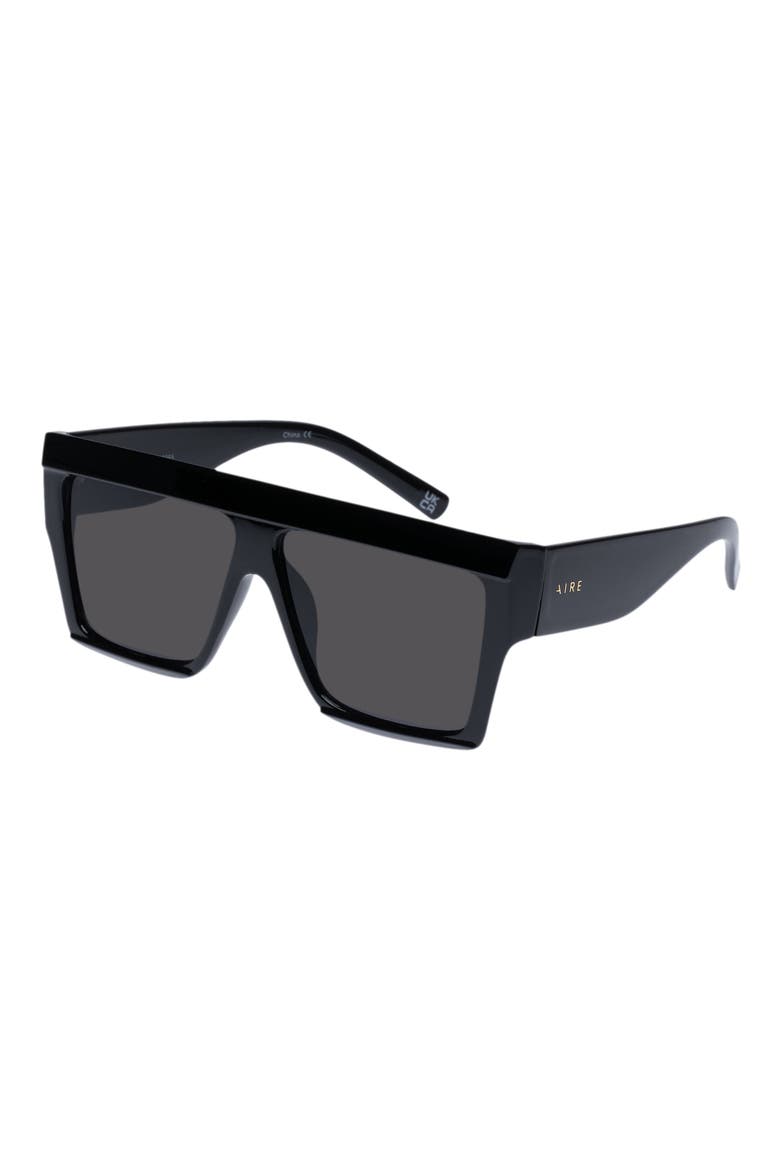 Antares 59mm D-Frame Sunglasses, Alternate, color, BLACK