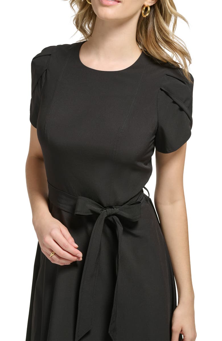 Calvin Klein Tulip Sleeve A-Line Dress, Alternate, color,